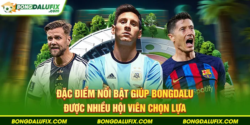 Đặc điểm nổi bật giúp Bongdalu được nhiều hội viên chọn lựa