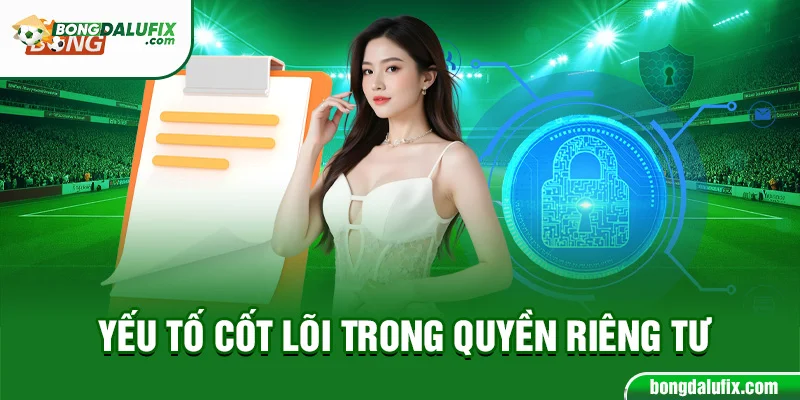 Yếu tố cốt lõi trong quyền riêng tư